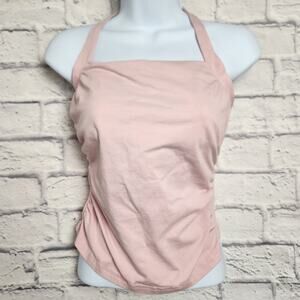 🌼Shein Top Womens Size Small Pink Tie Back Halter